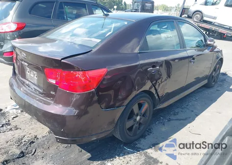 2010 Kia Forte Ex from USA, damaged, VIN KNAFU4A21A5858620